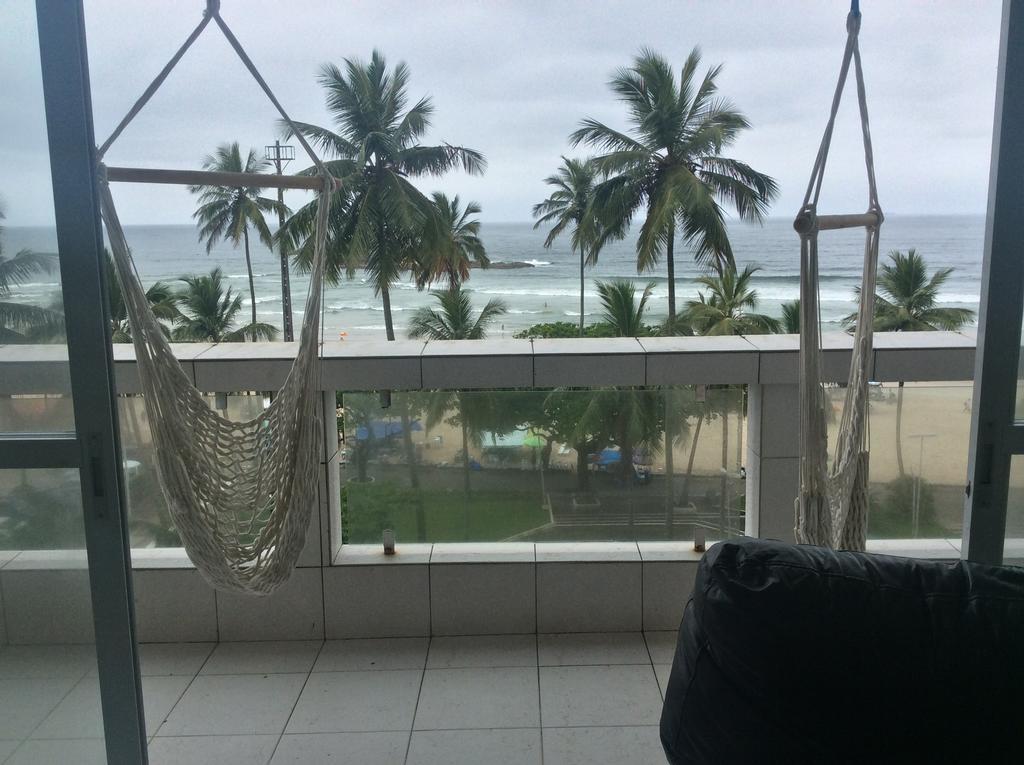 Pitangueiras Frente Total Mar Pe Na Areia Apartment Guaruja Exterior photo